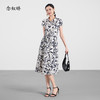 【商场同款】CND5482 “ 艺术花型连衣裙” 轻盈 舒适 透气干爽收腰连衣裙 商品缩略图0