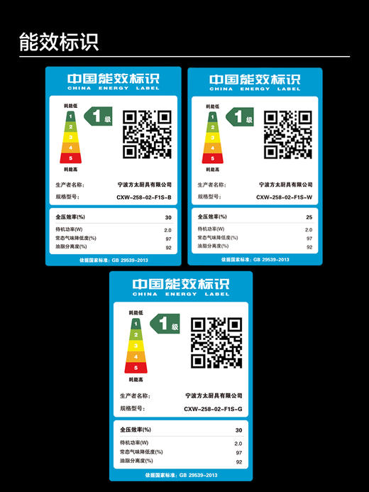 方太新月侧吸02-F1S变频26立方吸油烟机燃气灶家用烟灶套装 商品图3