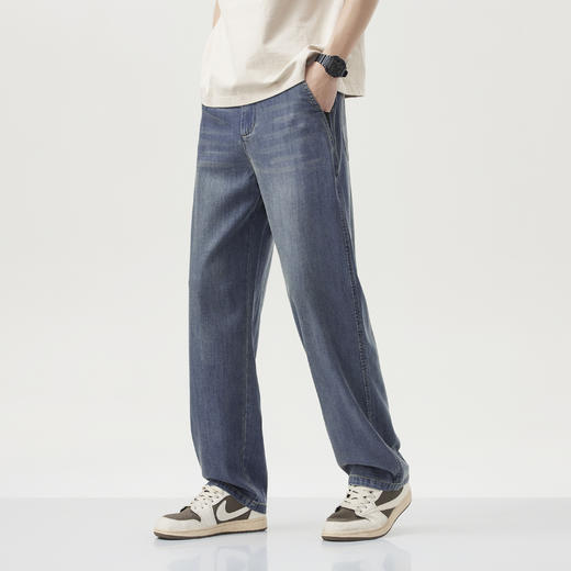 【Le*同款热销】轩齐男士超薄天丝牛仔裤，夏季透气凉爽（下单3-5天发货） 商品图7