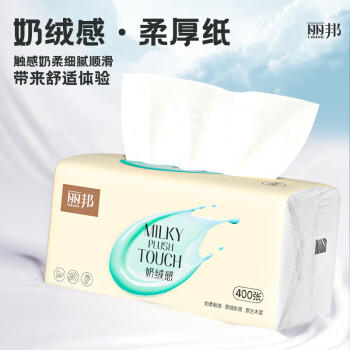 丽邦抽纸4层400张*20包纸抽大包纸巾一整箱家庭装餐巾纸卫生纸 /家庭清洁/纸品 /清洁纸品 /抽纸 商品图2