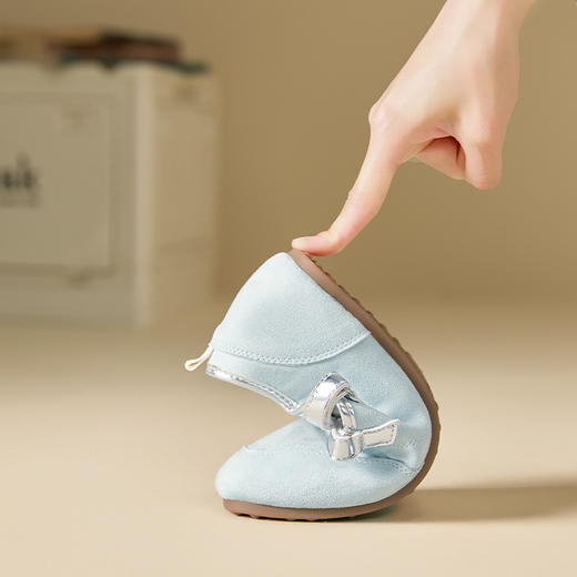 西遇玛丽珍芭蕾鞋女新款夏季超火彩色休闲平底鞋浅口软底单鞋V1156740 商品图2