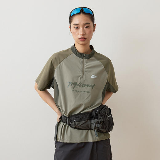 714street透气冰丝短袖T恤男夏季防晒衣女跑步运动训练短袖 商品图1