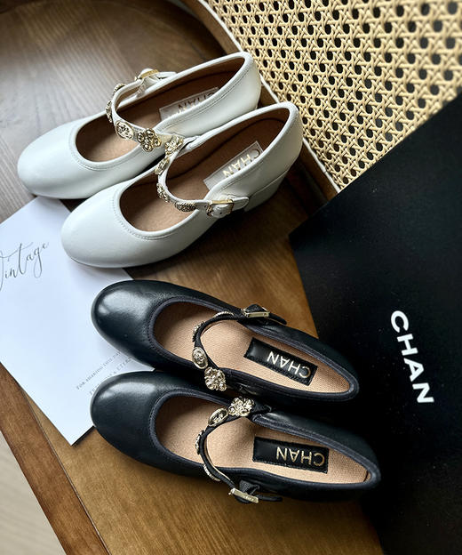 现货 THS-限时 香家 金币高跟玛丽珍freenbecky 好穿粗跟凉鞋 2色 BZ1240 商品图5