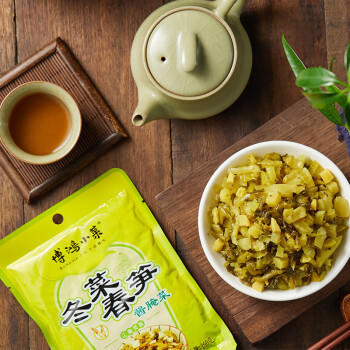 博鸿小菜冬菜春笋160g*5大包装咸菜下饭菜小菜榨菜笋丝笋丁馅料不辣外婆菜 /粮油调味 /调味品 /榨菜/酱腌菜 商品图4