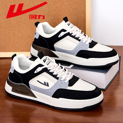 回力2025春季新款百搭潮流学生男款透气休闲软底减震耐磨运动板鞋 商品图0