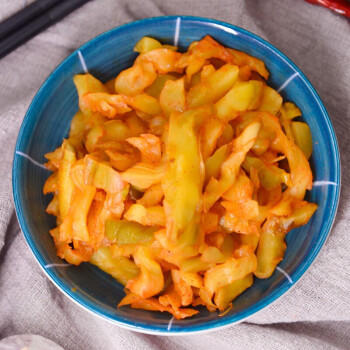 渝杨涪陵榨菜50g*50袋小包装整箱批发去皮榨菜丝重庆特产下饭菜咸菜 /粮油调味 /调味品 /榨菜/酱腌菜 商品图3