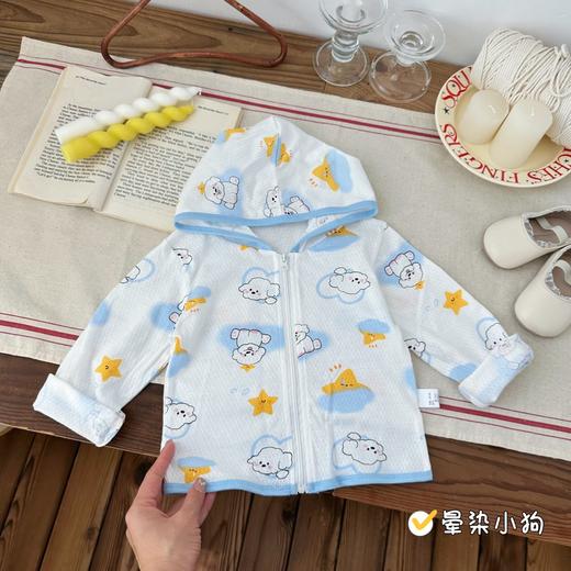 【印花连帽夹克，时尚洋气】夏款儿童外套 男女童印花连帽夹克 洋气外穿儿童开衫 印花外套上衣-QQ 商品图10