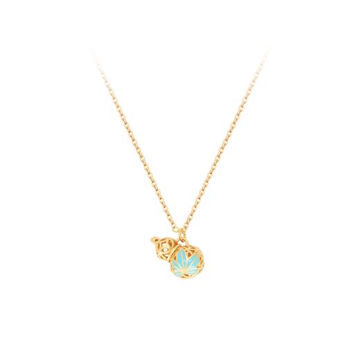 大英博物馆 东方梦境系列 玲珑福禄项链 蓝色 商品图6