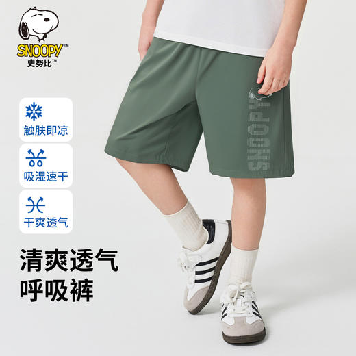 【130-170】【史努比】男童夏款休闲速干五分短裤裤子 商品图1