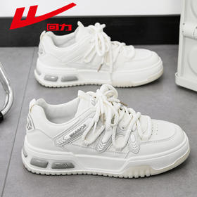 回力男鞋春秋款2024新款小白鞋男黑白熊猫鞋子男士休闲运动潮板鞋