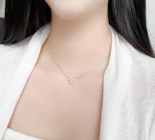 D050629时尚百搭蝴蝶简约项链长度可调节锁骨链 商品图5