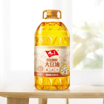 九三非转基因 优选精榨一级大豆油5L 物理压榨 充氮保鲜 品质纯正 /粮油调味 /食用油 /大豆油 商品图1