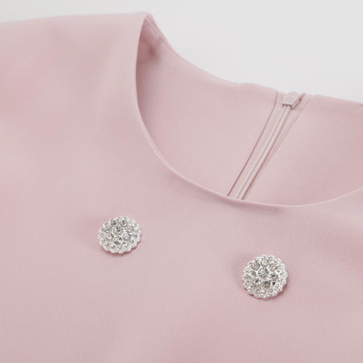 QF850斯尔丽2025新款宴会小礼服直身款显瘦显高小香风优雅气质连衣裙 商品图5