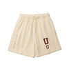 U17 组合 LOGO  印花短裤 米黄色 商品缩略图0