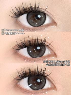 Flower color日抛美瞳 暗夜星光 14.4mm
