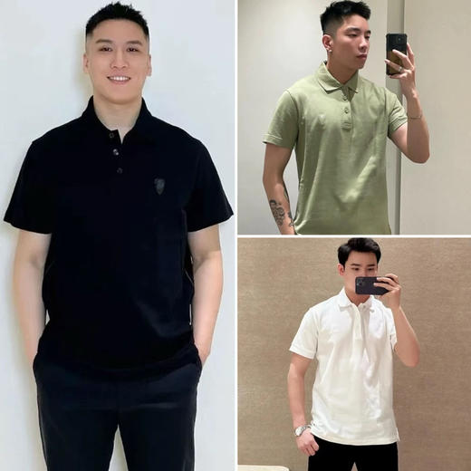 2505105     BBR刺绣盾标翻领短袖 商品图0