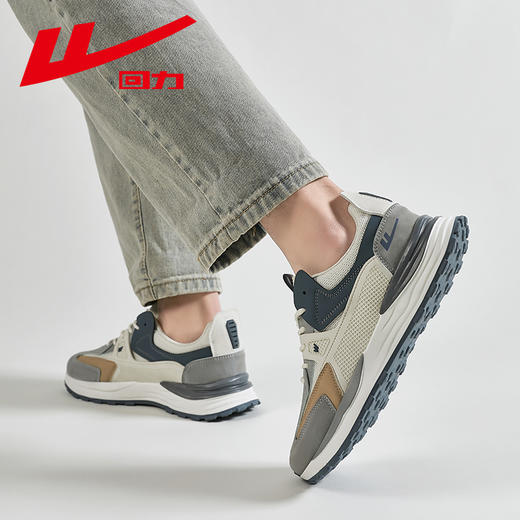 回力男鞋2025年春季新款男士百搭潮流休闲鞋软底耐磨减震运动鞋男 商品图2