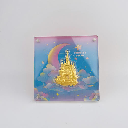 【限时7.5折】【定价黄金】足金999 #礼品摆件 #情侣日常 0.5g圣诞主题公主城堡礼盒梦幻城堡少女心情侣礼品摆件(ATBJ00064)预售产品下单后不退款不退货不换货不补差价 商品图4