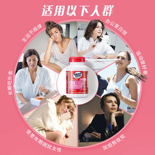 MoveFree7合1氨糖软骨素女士定制氨糖120粒养护关节 商品图11