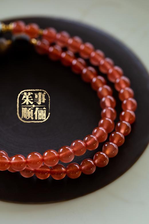 【茱事顺俪】18K黄金沉香南红珍珠手链 商品图1