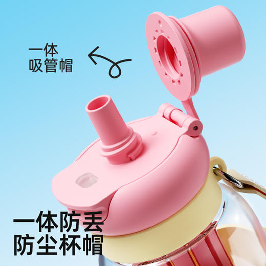 【困妈周年庆】bablov水杯女生高颜值吸管杯新款运动健身大容量随行杯子外出便携 商品图1