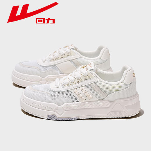 回力2024女款时尚潮流学生百搭低帮女款透气休闲学生小众板鞋潮鞋 商品图2