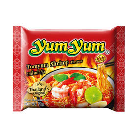 养养（YUMYUM）泰式冬阴功酸辣虾味汤面 70g*10袋 组合装 速食方便面 /粮油调味 /方便食品 /方便面