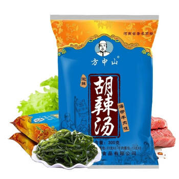 方中山胡辣汤料河南特产速食汤早餐方便食品新4包组合装1161克 /粮油调味 /方便食品 /速食汤 商品图4