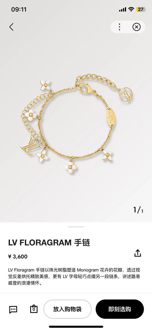 D050631双层链条设计花卉四叶草树脂双层手链 商品图5