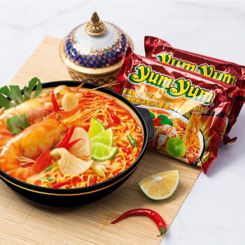 养养（YUMYUM）泰式冬阴功酸辣虾味汤面 70g*10袋 组合装 速食方便面 /粮油调味 /方便食品 /方便面 商品图1