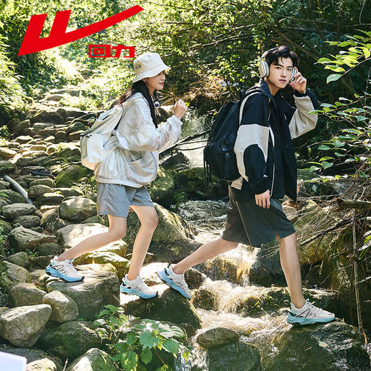 回力登山鞋男鞋春秋新款户外轻便徒步鞋子休闲软底减震跑步运动鞋 商品图4