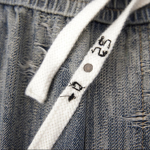 【新品上新】HX 夏季水洗直筒牛仔长裤C201520038101 商品图3