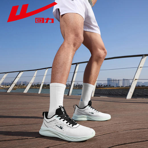 回力男鞋新款运动鞋2025春季软底缓震跑步鞋男款轻便休闲网面鞋子 商品图4