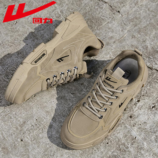 回力男鞋工作鞋春季上班户外旅游透气潮鞋耐磨低帮工装鞋复古运动 商品图3