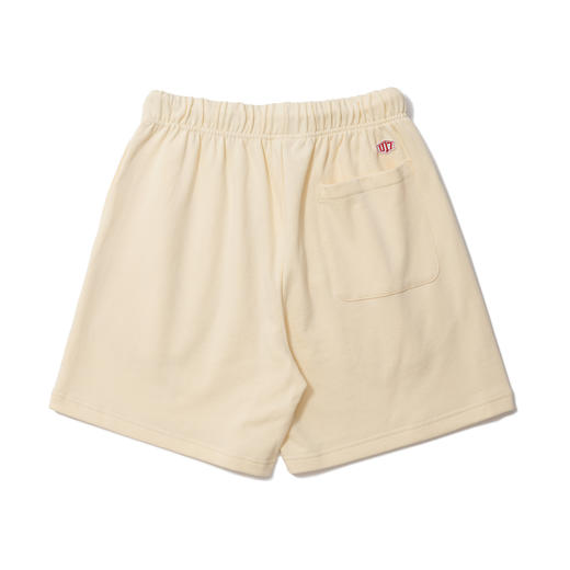 U17 组合 LOGO  印花短裤 米黄色 商品图1