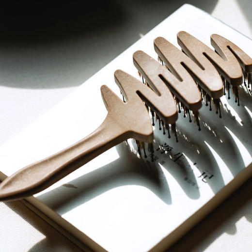 YEEPERCAT宜品猫 猪鬃毛蓬蓬梳+梳理梳 贴合头部 不伤发 3色可选 商品图9