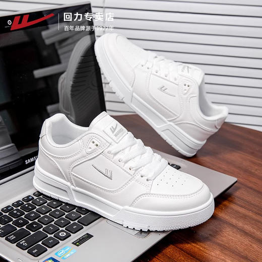 回力男鞋厚底增高小白鞋2025春季原创经典百搭时尚情侣运动板鞋A 商品图0