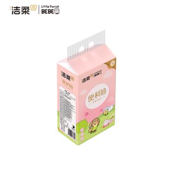 洁柔抽纸悬挂式挂抽3层280抽*4提面巾纸纸巾立体压花棉柔触感小鹦鹉 /家庭清洁/纸品 /清洁纸品 /抽纸 商品图6