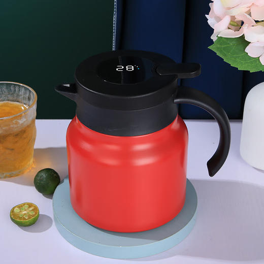 维米仕（vimees）智能温显焖茶壶800ml 红色VM-H051 商品图3