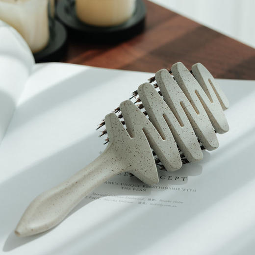 YEEPERCAT宜品猫 猪鬃毛蓬蓬梳+梳理梳 贴合头部 不伤发 3色可选 商品图11