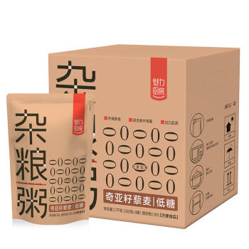 魅力厨房新八宝粥300g*9袋0添加剂速食奇亚籽藜麦杂粮粥方便即食 /粮油调味 /方便食品 /速食粥 商品图4