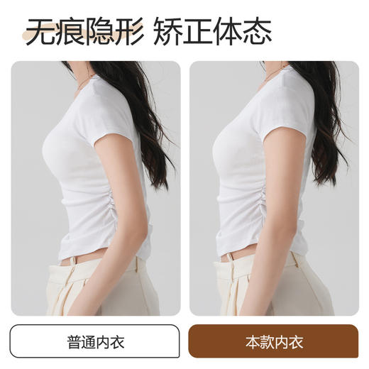 【体态矫正神器🔥】一穿就挺！防外扩显胸大，美背提拉还透气，告别含胸驼背！💃矫姿前扣提拉聚拢内衣 外扩显大收副乳防下垂矫正文胸罩 商品图1