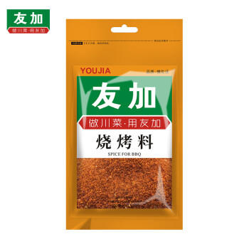 友加食品 烧烤料100g撒料腌料蘸料辣椒面孜然味三合一烤肉蘸料干料香辛料 /粮油调味 /调味品 /复合香辛料 商品图4