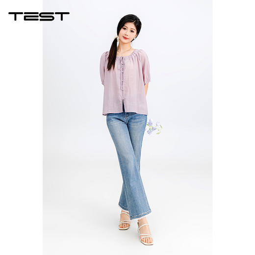 夏上新时尚清新清爽舒适透气小衫1252097 商品图7