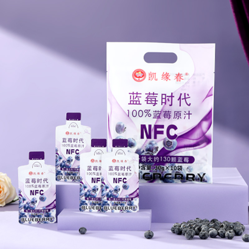 NFC蓝莓时代【100%蓝莓原汁】源自云贵高原北纬26度蓝莓核心产区 · 果香浓郁 · 不加一滴水 · 富含花青素 · 天然0添加