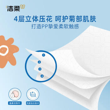 洁柔抽纸悬挂式厕纸4层300抽*4提溶易抽挂抽代替卷纸易降解卫生纸整箱 /家庭清洁/纸品 /清洁纸品 /抽纸 商品图6