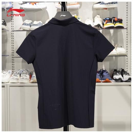 李宁短袖POLO衫女子2025赞助国家队系列商务休闲翻领T恤APLV440 商品图1