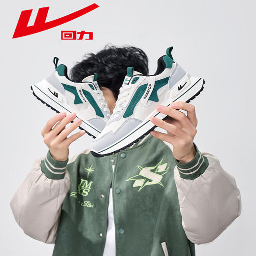 回力男鞋夏季新款舒适男士潮流百搭休闲鞋软底减震运动鞋子男透气 商品图3