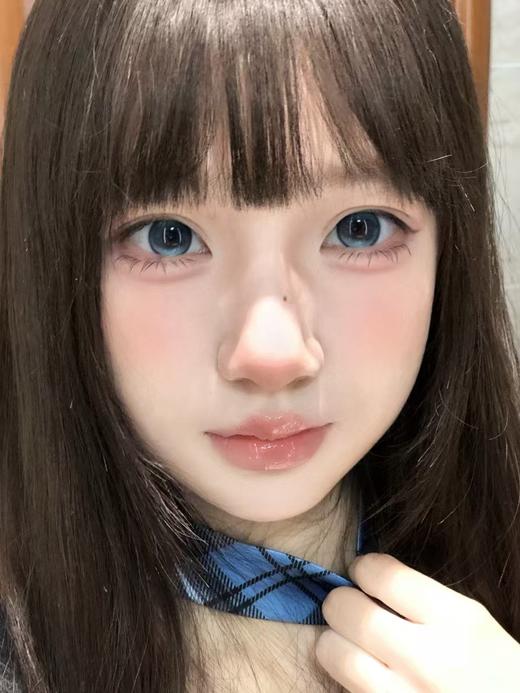 『中直径半年抛』 YEELENS-困困小狗 蓝-14.2mm【半年抛0-800度 无525/575】 商品图3