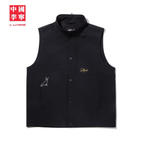 【S断码】中国李宁 x STAPLE联名系列男子宽松单马甲AMDV087
